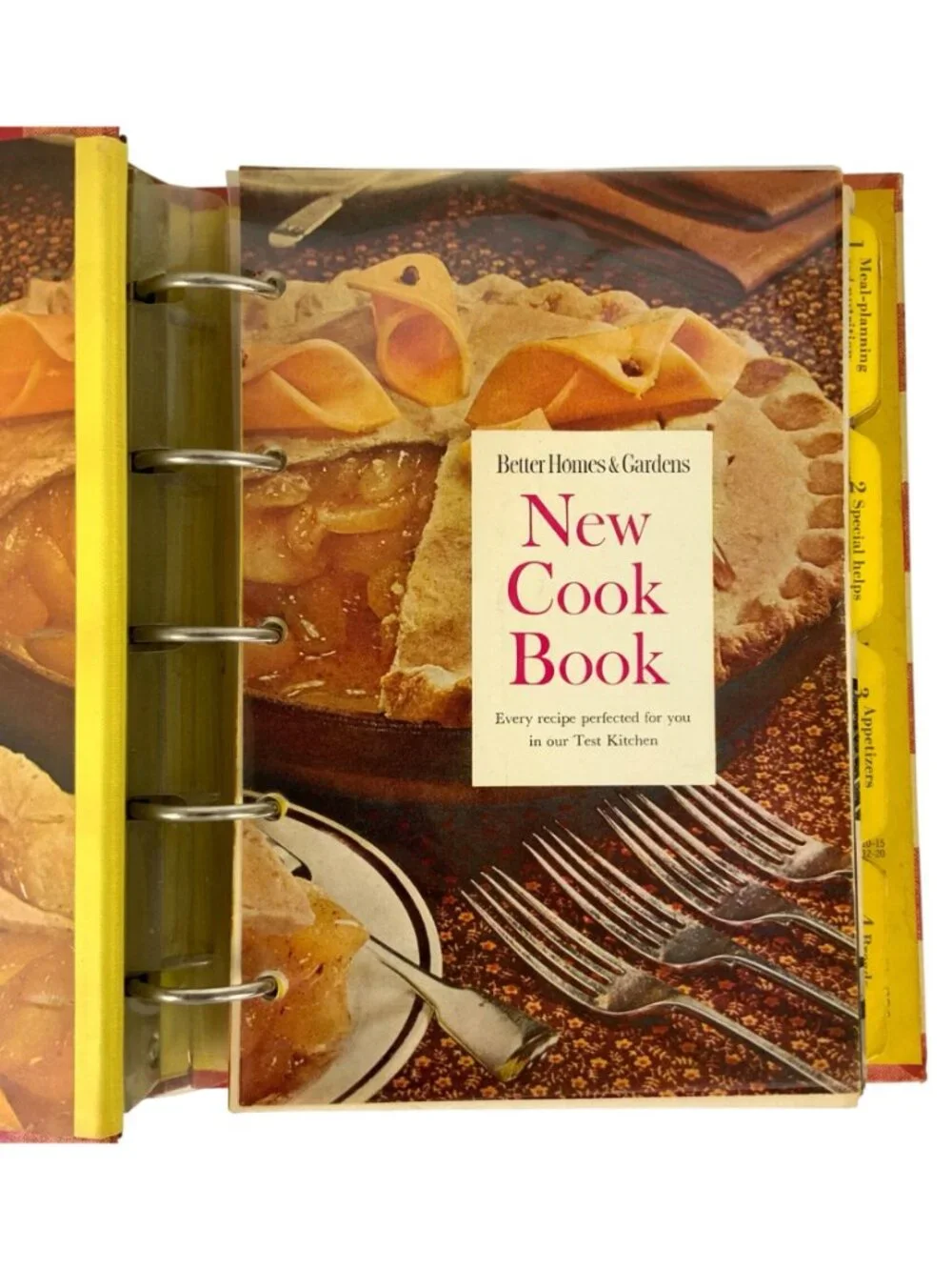 Vintage Better Homes & Gardens New Cook Book Red Plaid Hardcover Binder 1962